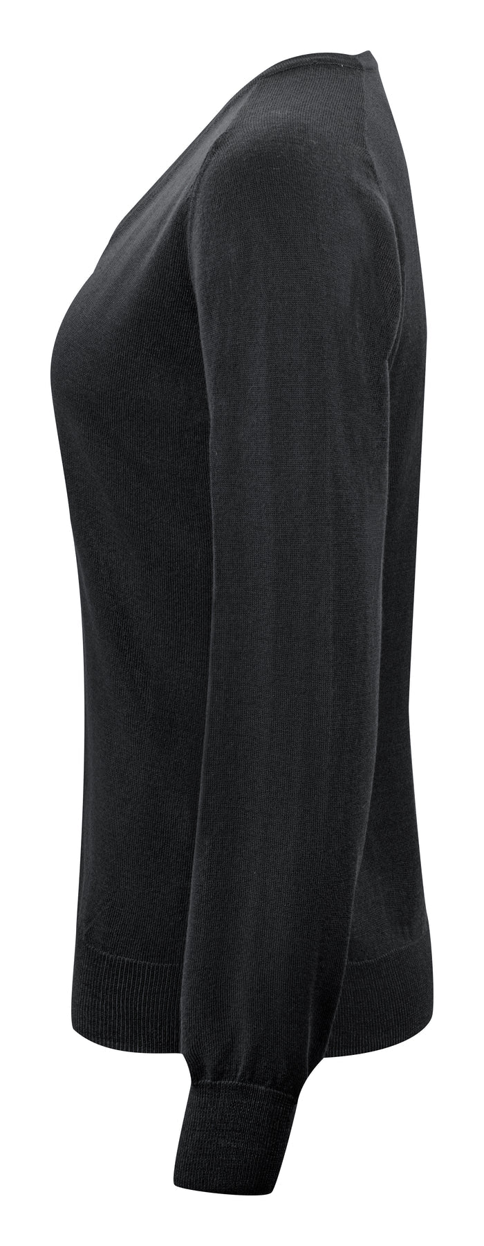 J.Harvest & Frost Merino V Woman Schwarz, Seitenansicht links