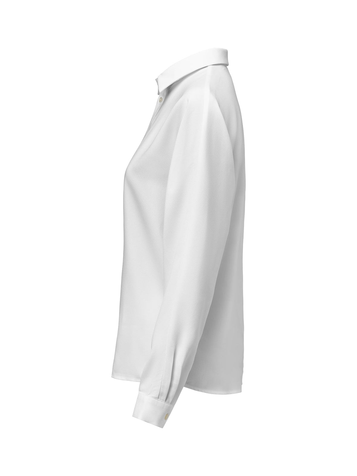 J.Harvest & Frost Crepe Satin Blouse Weiss, Seitenansicht links