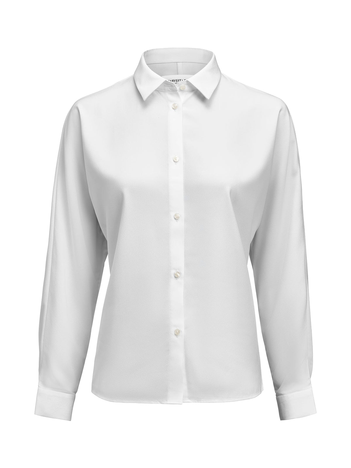 J.Harvest & Frost Crepe Satin Blouse Weiss, Vorderansicht