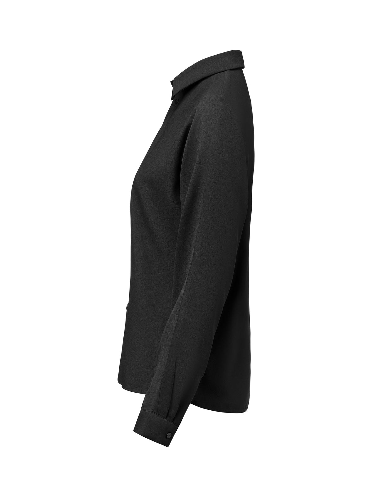 J.Harvest & Frost Crepe Satin Blouse Schwarz, Seitenansicht links
