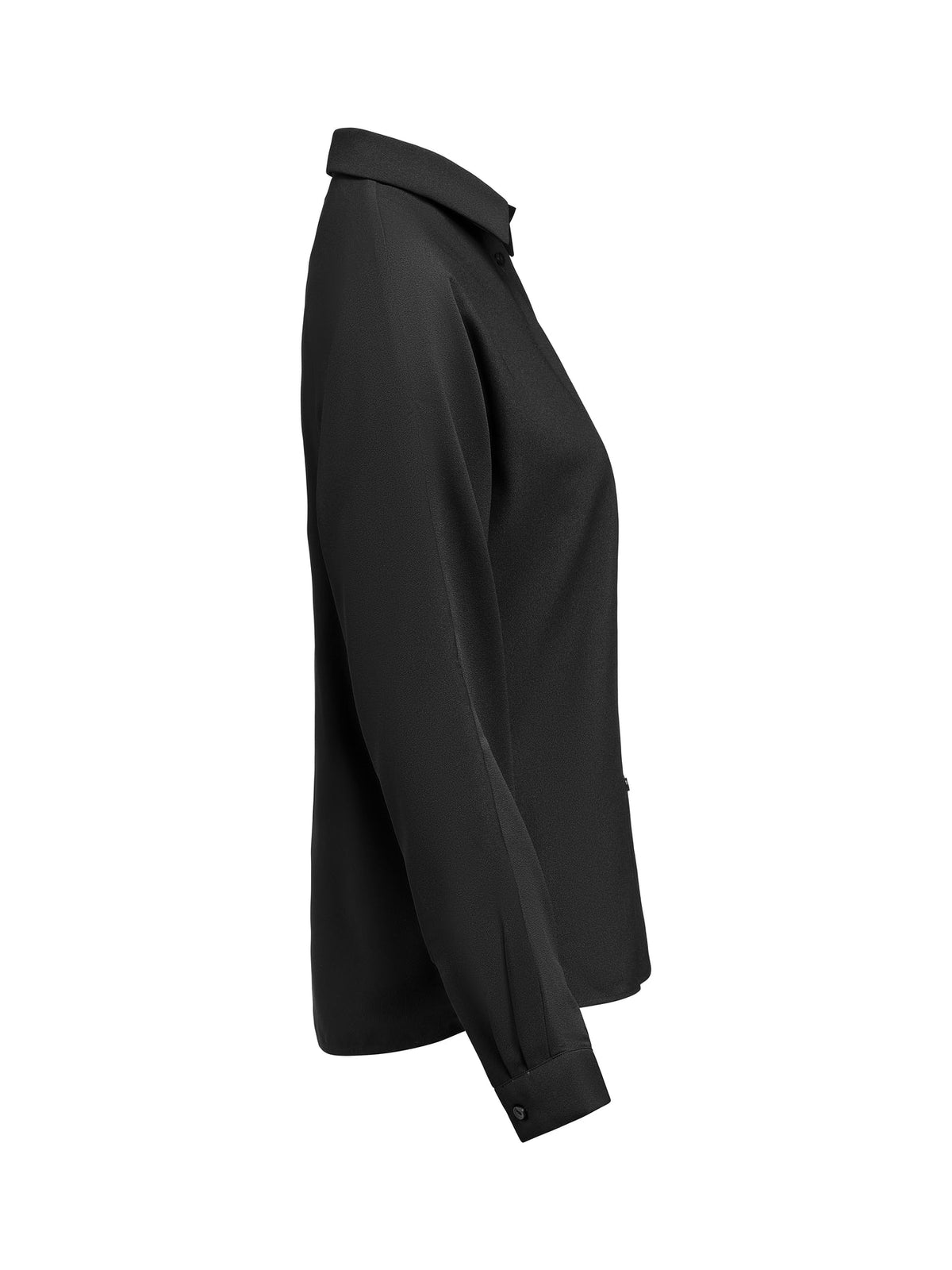 J.Harvest & Frost Crepe Satin Blouse Schwarz, Seitenansicht rechts