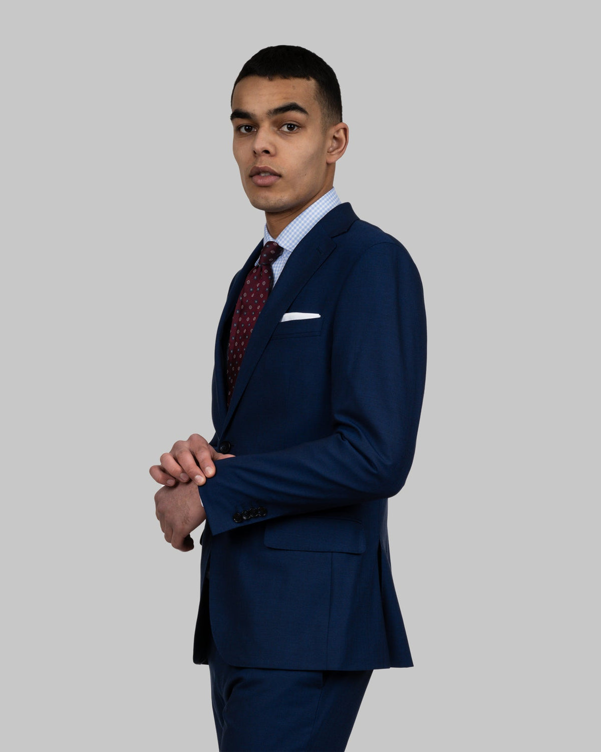 J.Harvest & Frost Classic Blazer 20 Man Marineblau meliert, Produktansicht