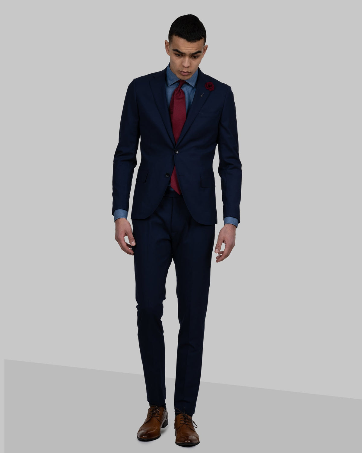 J.Harvest & Frost Classic Trouser Man Marineblau, Produktansicht