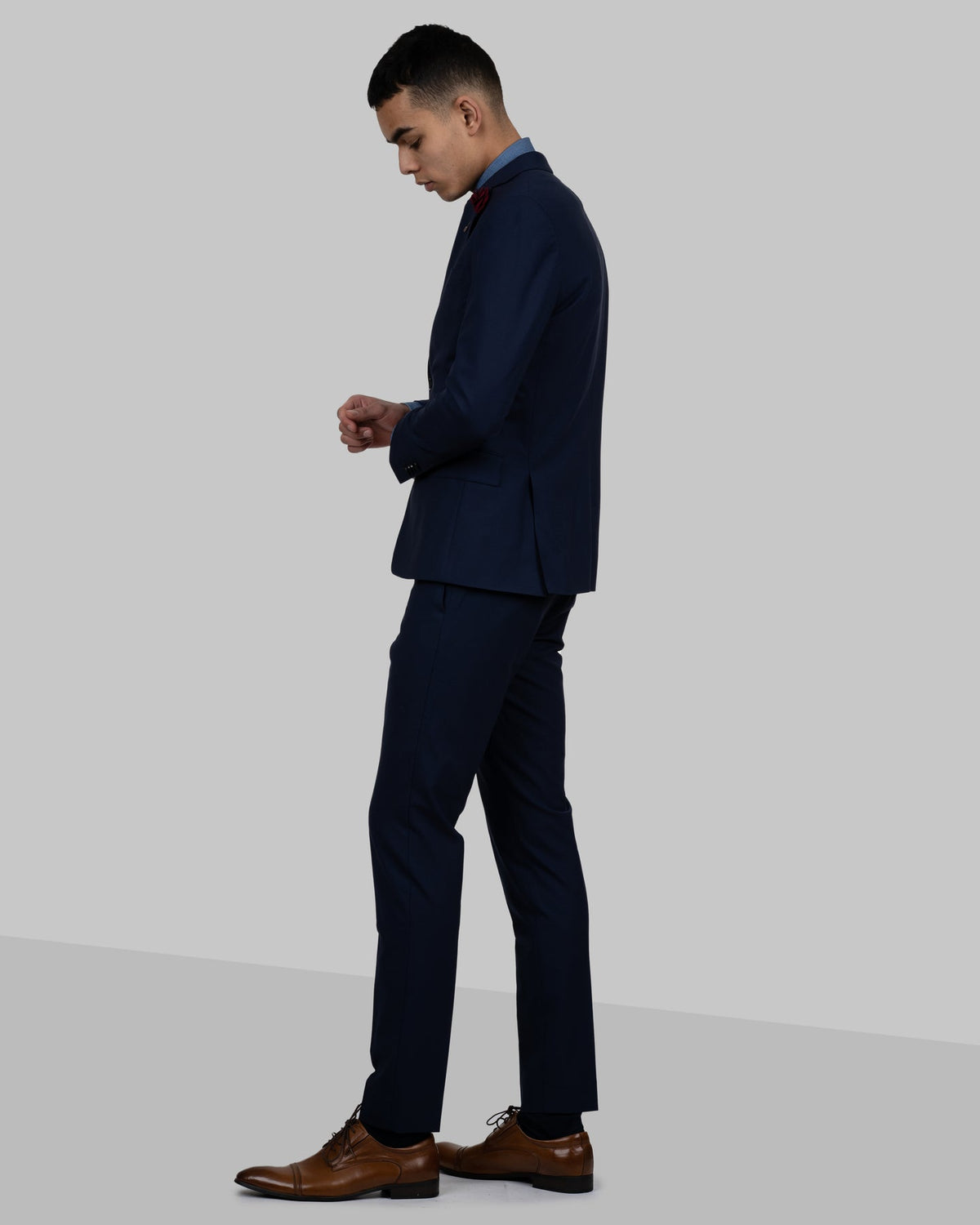 J.Harvest & Frost Classic Trouser Man Marineblau, Produktansicht