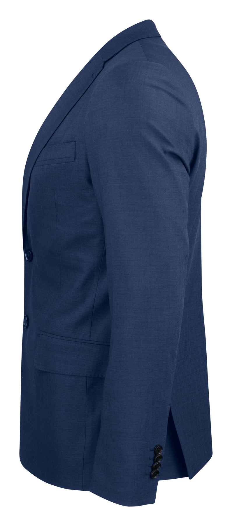 J.Harvest & Frost Classic Blazer 20 Man Marineblau meliert, Seitenansicht links