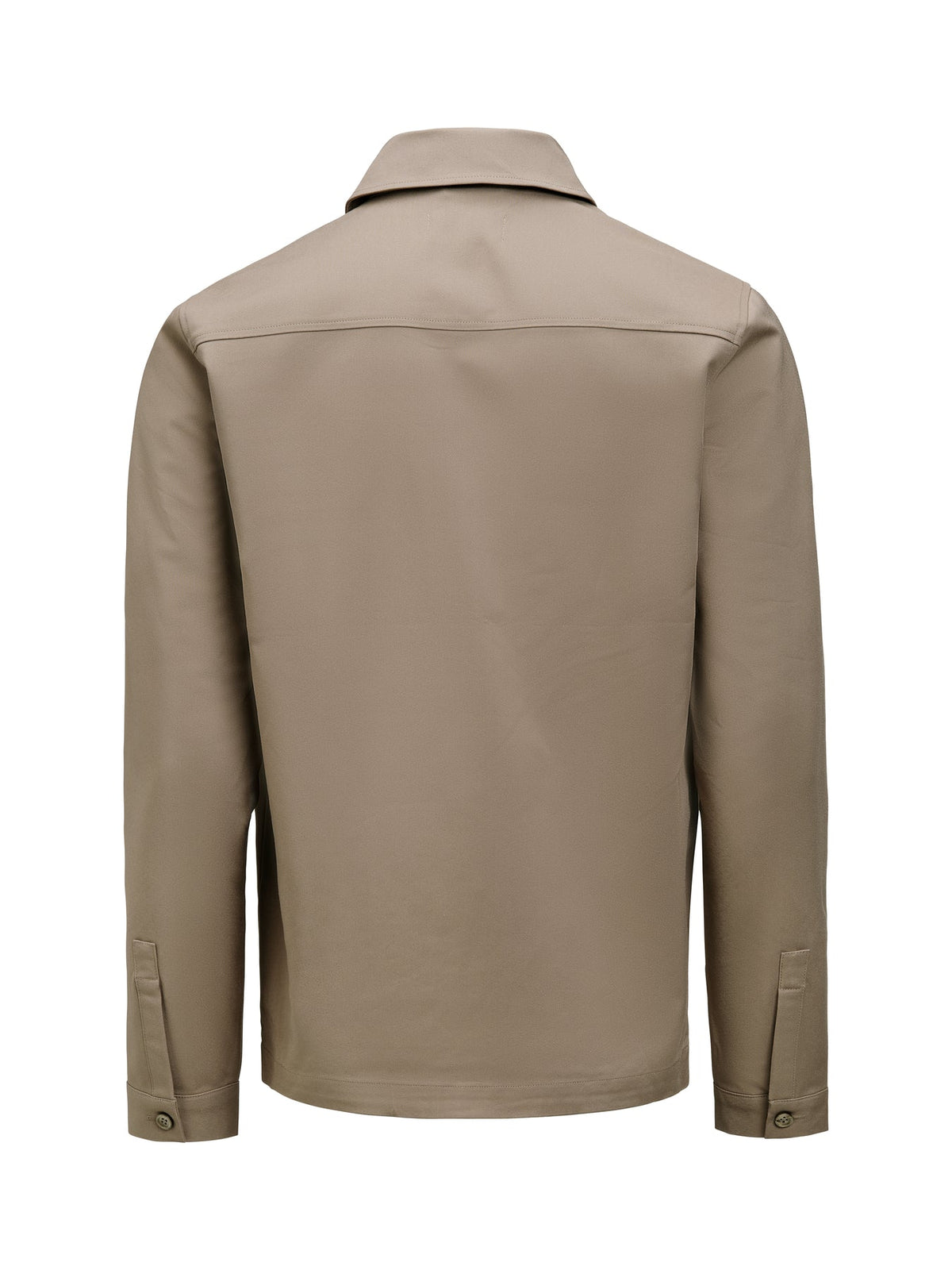 J.Harvest & Frost Modern Zip Overshirt Walnuss, Rückansicht