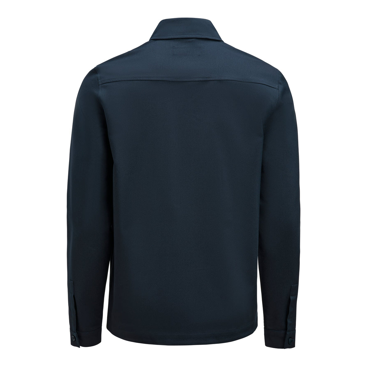 J.Harvest & Frost Modern Zip Overshirt Marineblau, Rückansicht