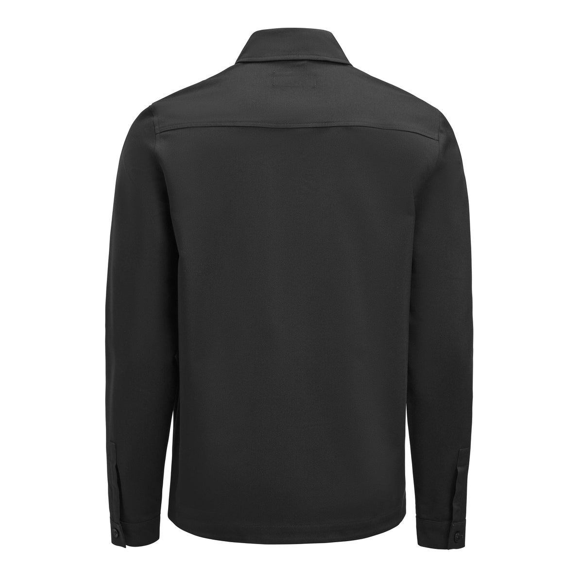J.Harvest & Frost Modern Zip Overshirt Schwarz, Rückansicht