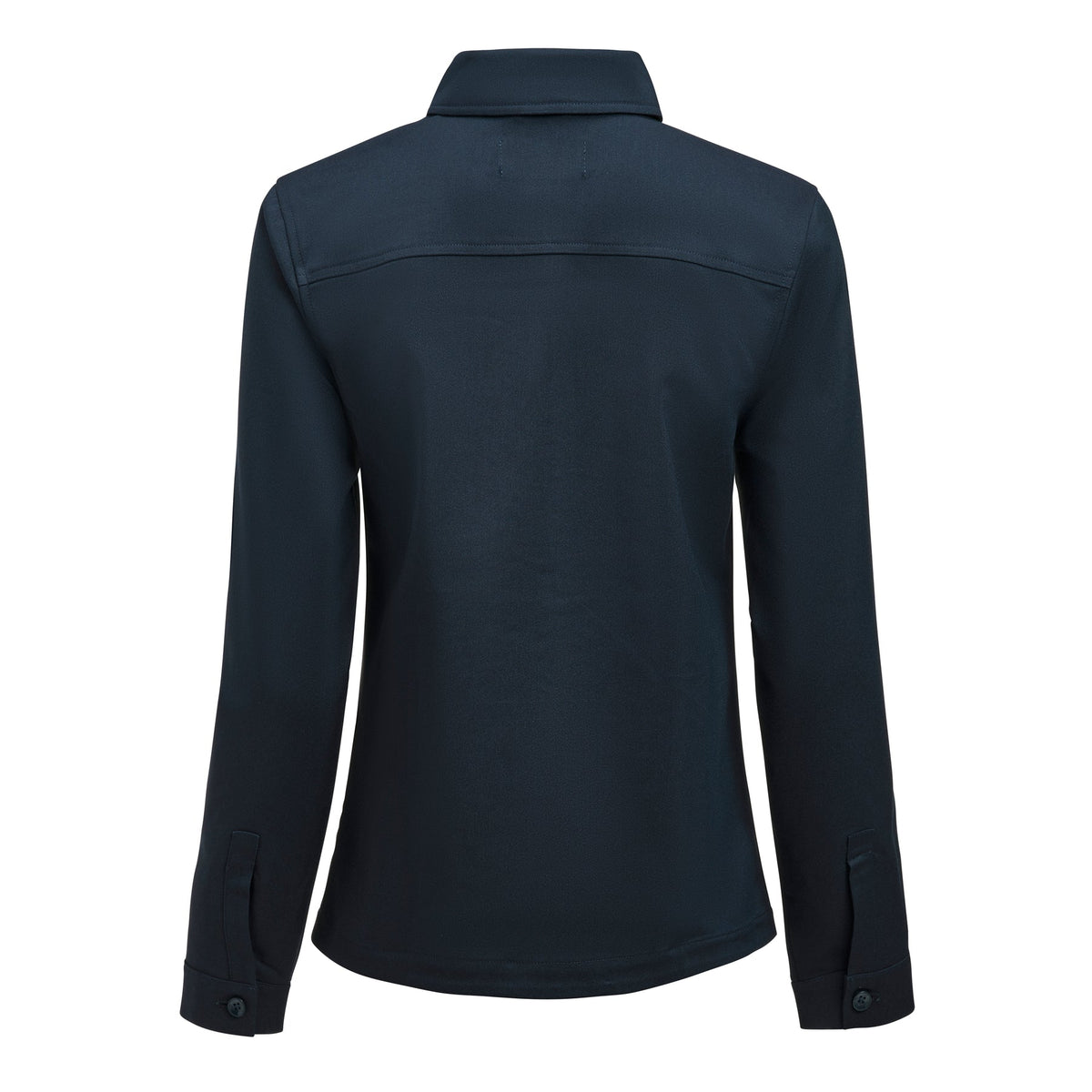 J.Harvest & Frost Modern Zip Overshirt Woman Marineblau, Rückansicht