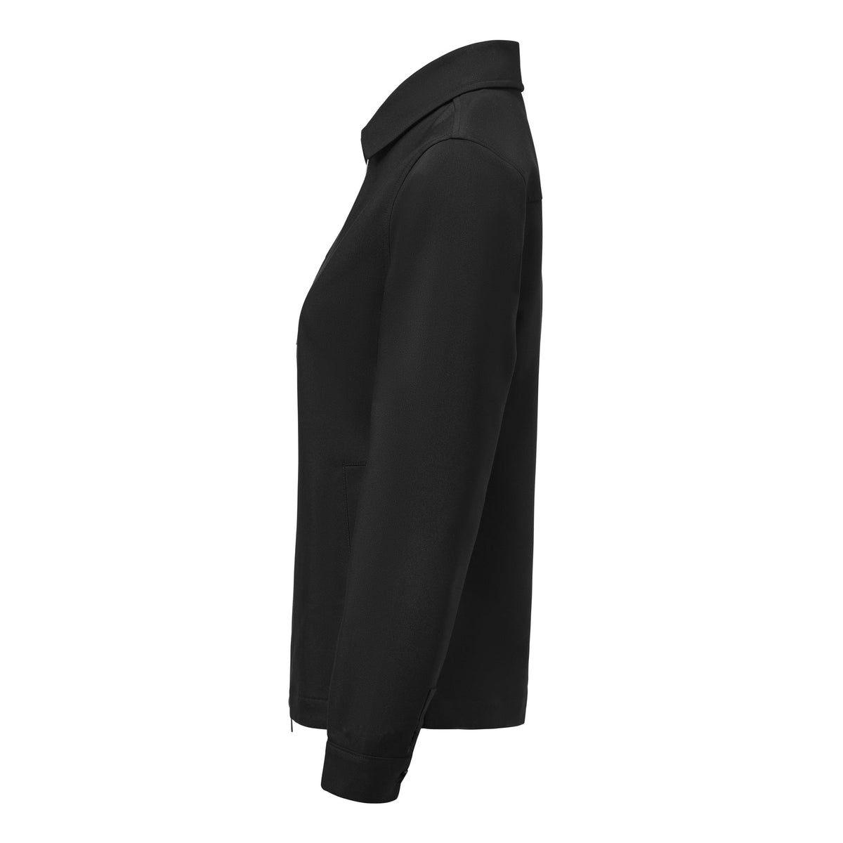 J.Harvest & Frost Modern Zip Overshirt Woman Schwarz, Seitenansicht links