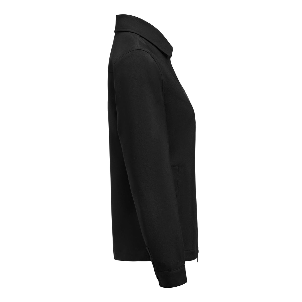 J.Harvest & Frost Modern Zip Overshirt Woman Schwarz, Seitenansicht rechts