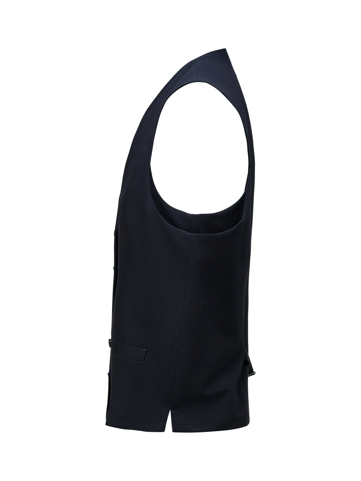 J.Harvest & Frost Signature Suit Vest Marineblau, Seitenansicht links