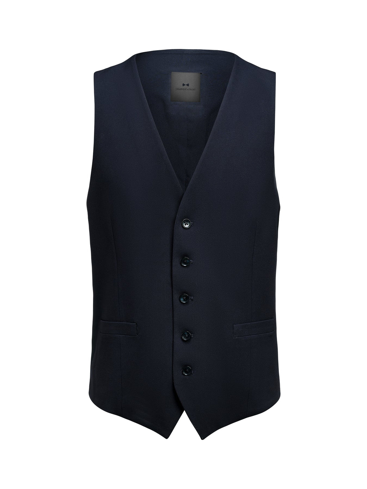 J.Harvest & Frost Signature Suit Vest Marineblau, Vorderansicht