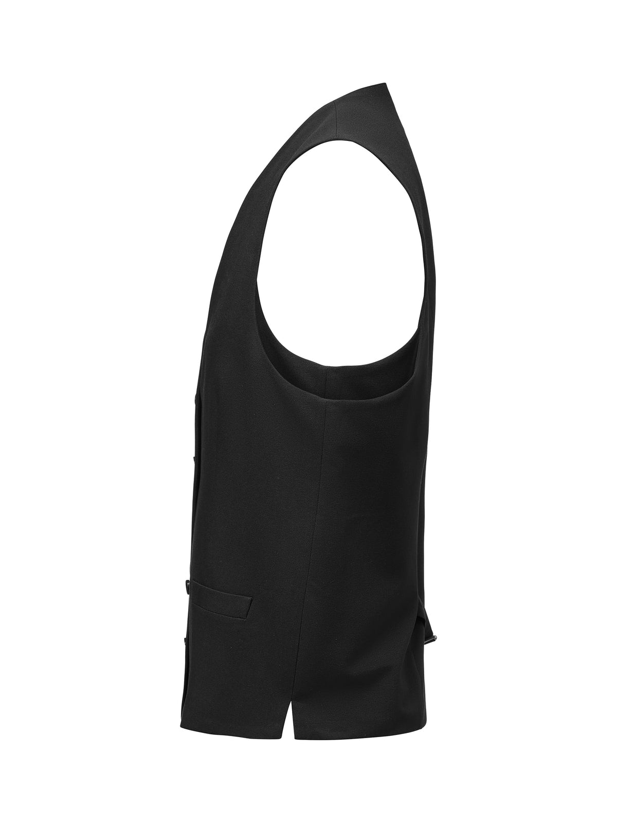 J.Harvest & Frost Signature Suit Vest Schwarz, Seitenansicht links