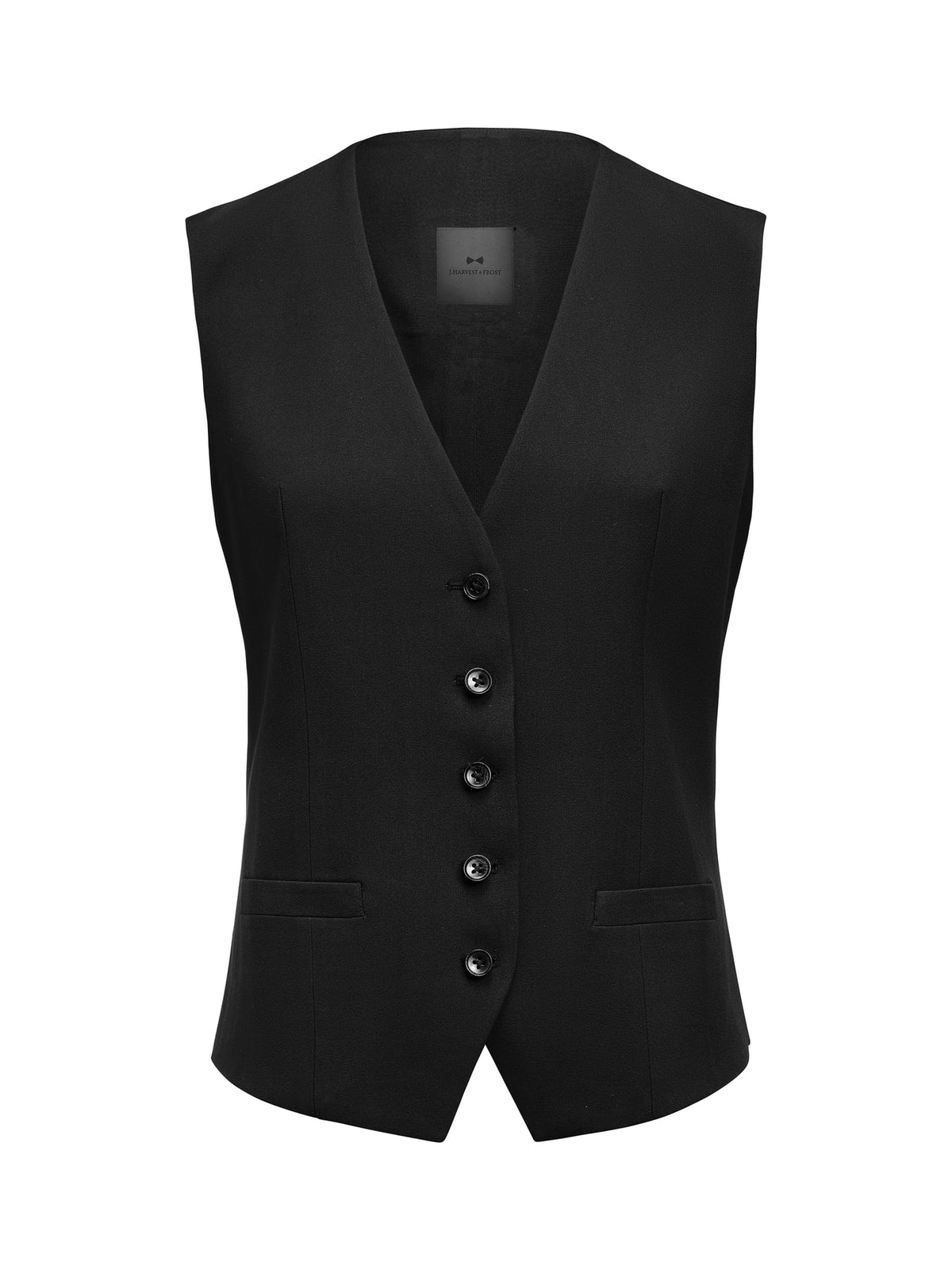 J.Harvest & Frost Signature Suit Vest Woman Schwarz, Vorderansicht