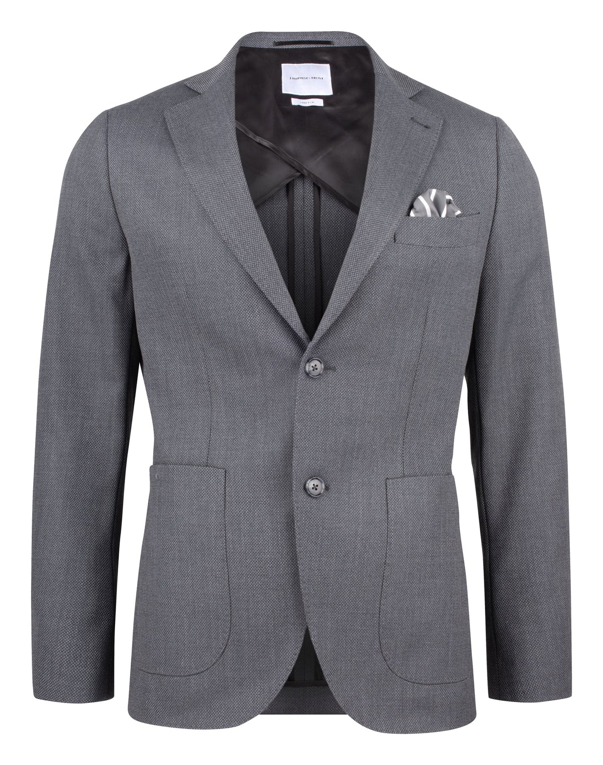 J.Harvest & Frost Club Blazer 30 Man Grau meliert, Vorderansicht
