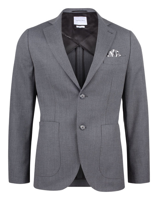 J.Harvest & Frost Club Blazer 30 Man Grau meliert, Vorderansicht