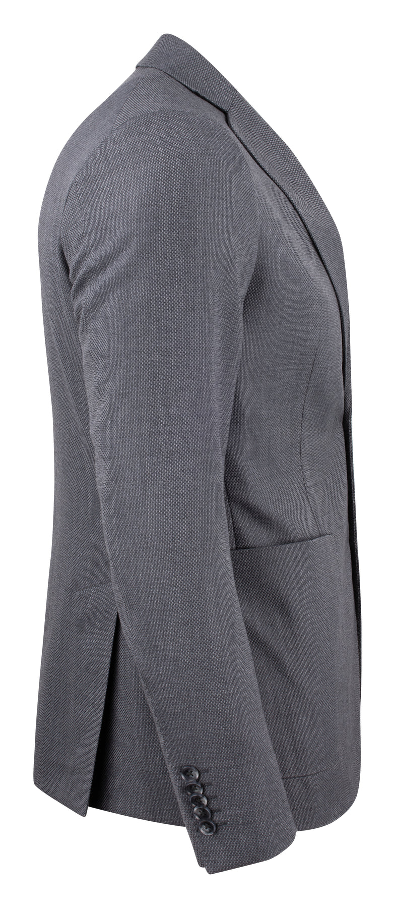 J.Harvest & Frost Club Blazer 30 Man Grau meliert, Seitenansicht rechts