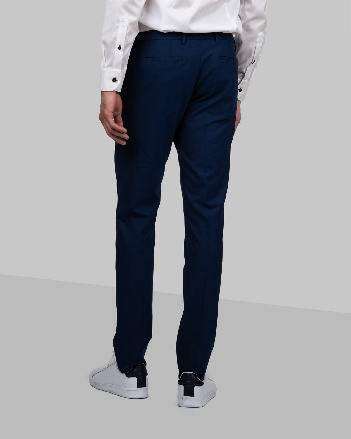 J.Harvest & Frost Classic Trouser Man Marineblau meliert, Produktansicht