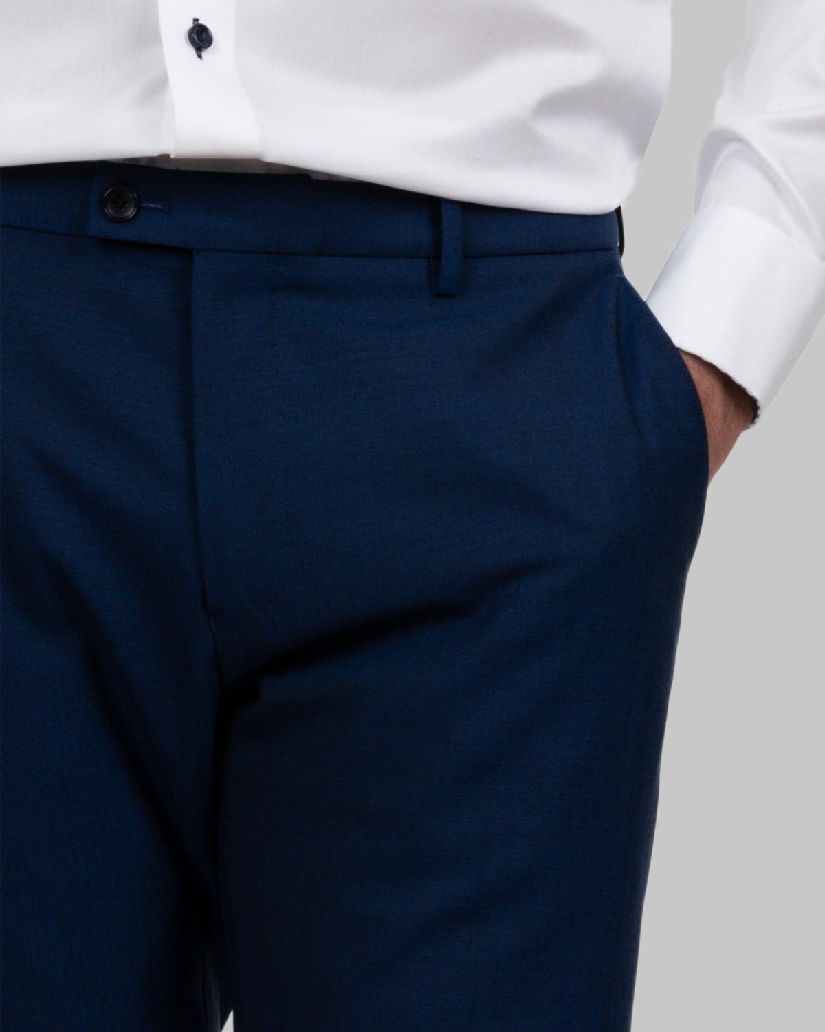 J.Harvest & Frost Classic Trouser Man Marineblau meliert, Produktansicht