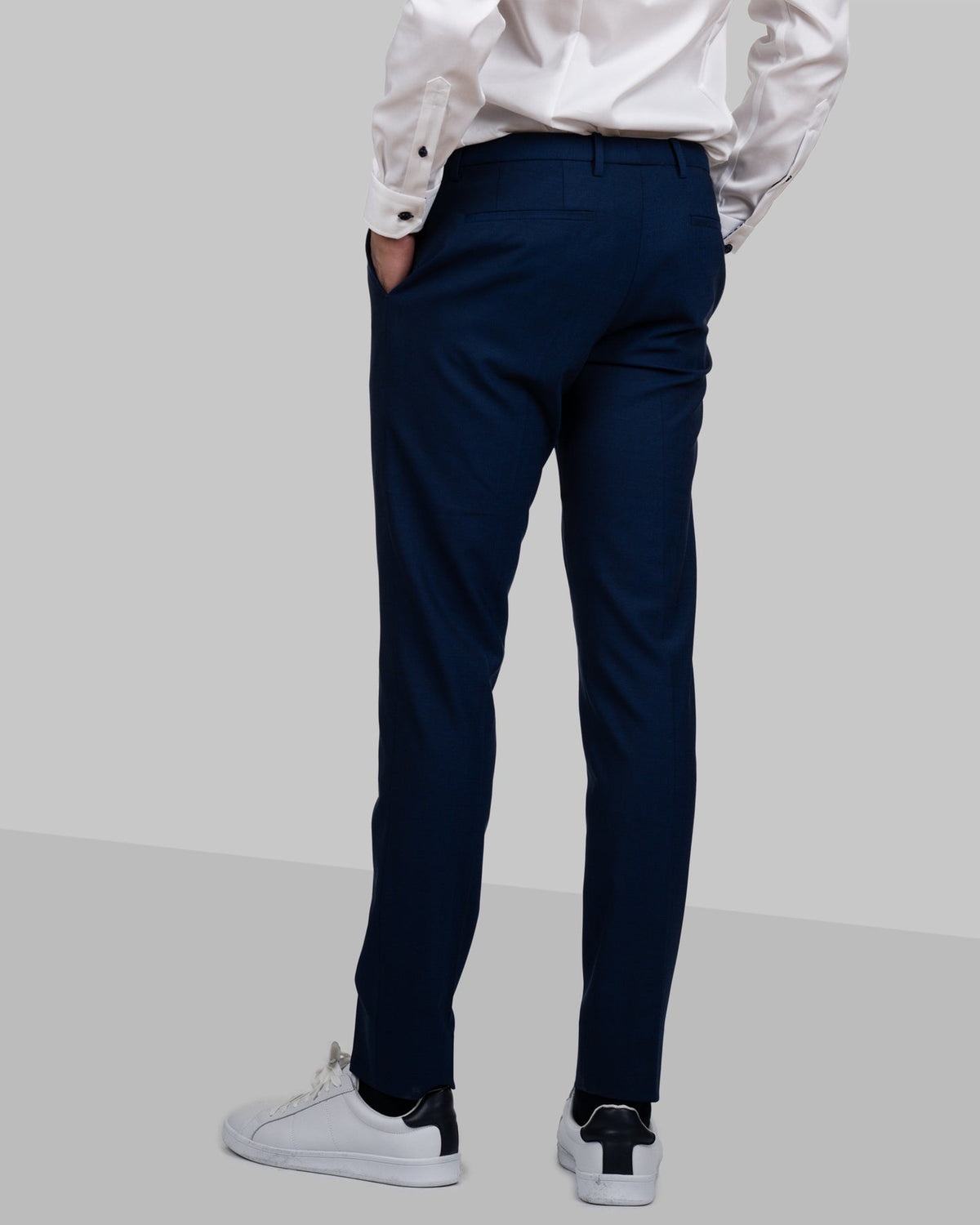 J.Harvest & Frost Classic Trouser Man Marineblau meliert, Produktansicht