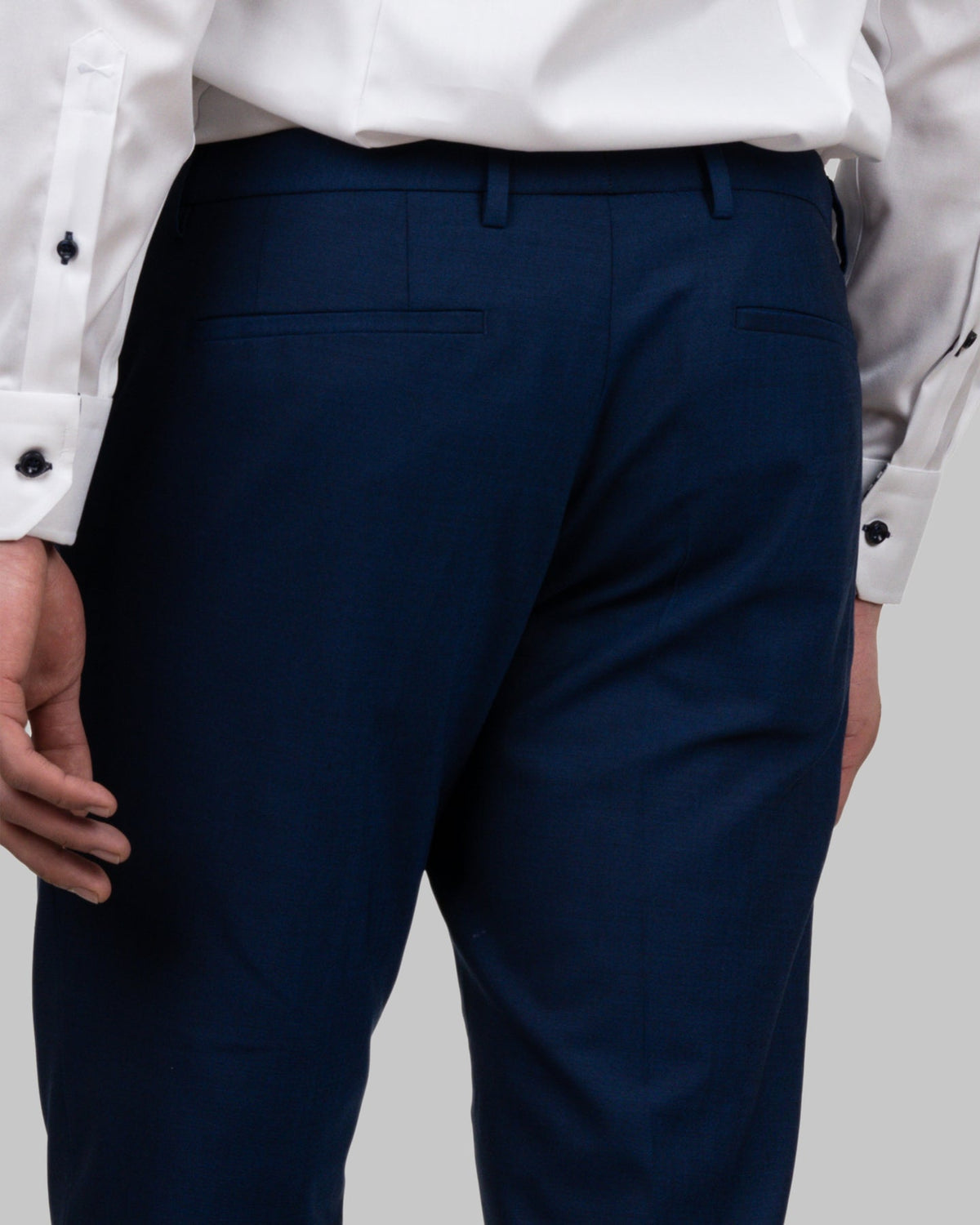 J.Harvest & Frost Classic Trouser Man Marineblau meliert, Produktansicht