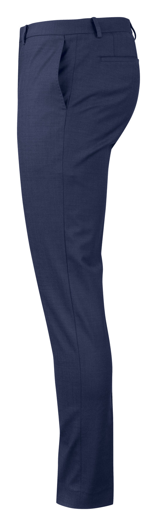J.Harvest & Frost Classic Trouser Man Marineblau meliert, Seitenansicht links