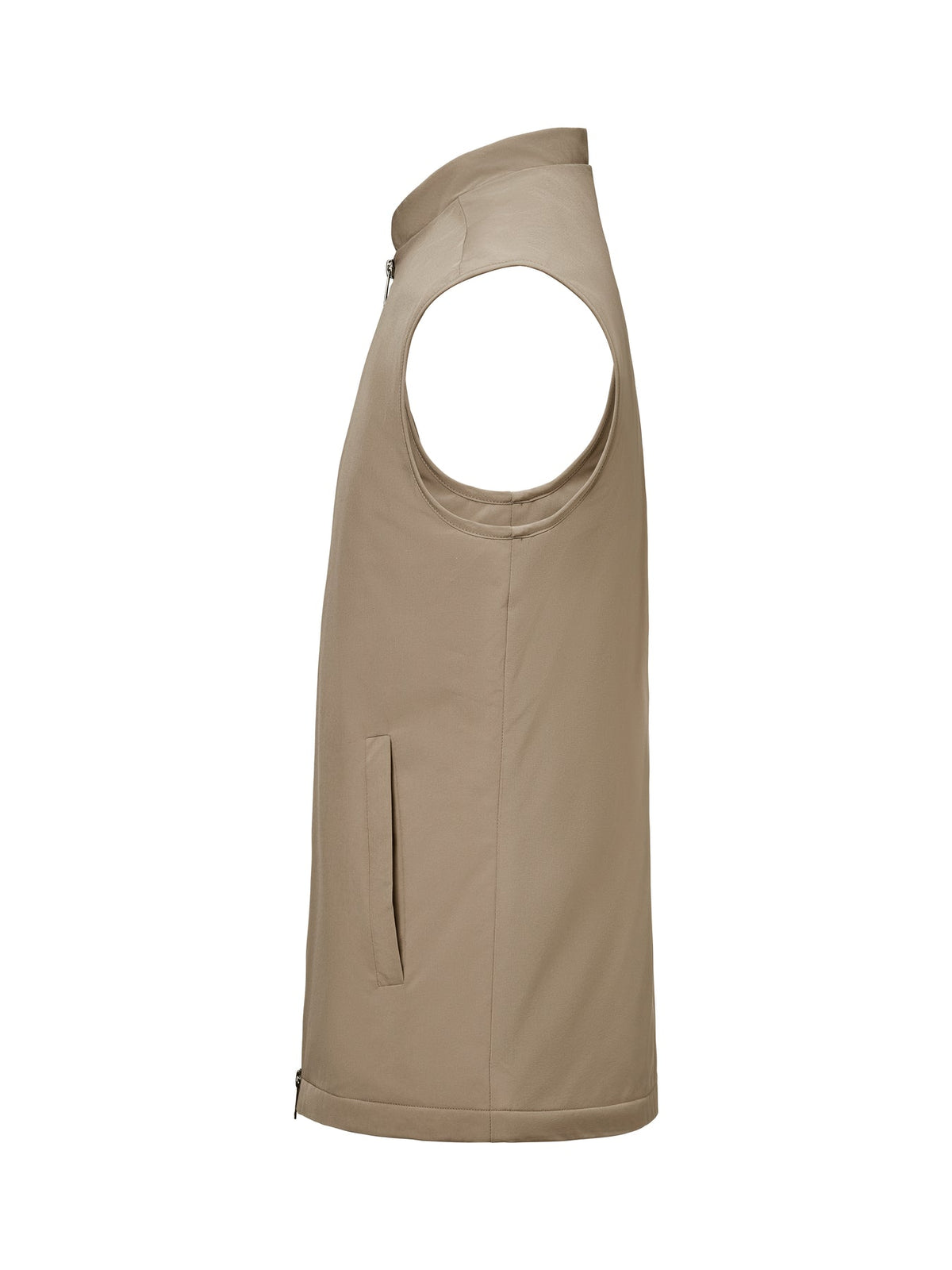 J.Harvest & Frost Modern Vest Walnuss, Seitenansicht links
