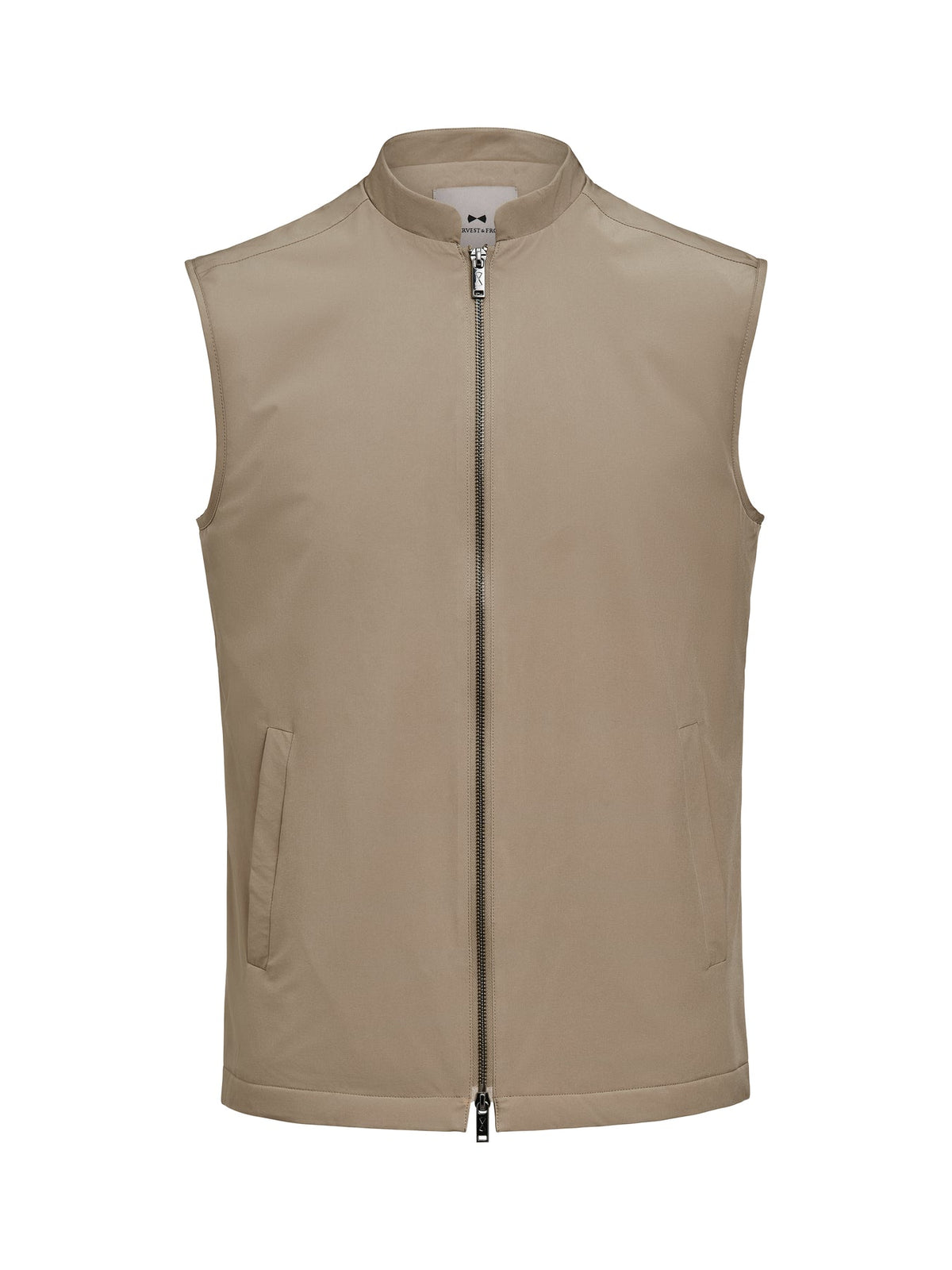 J.Harvest & Frost Modern Vest Walnuss, Vorderansicht