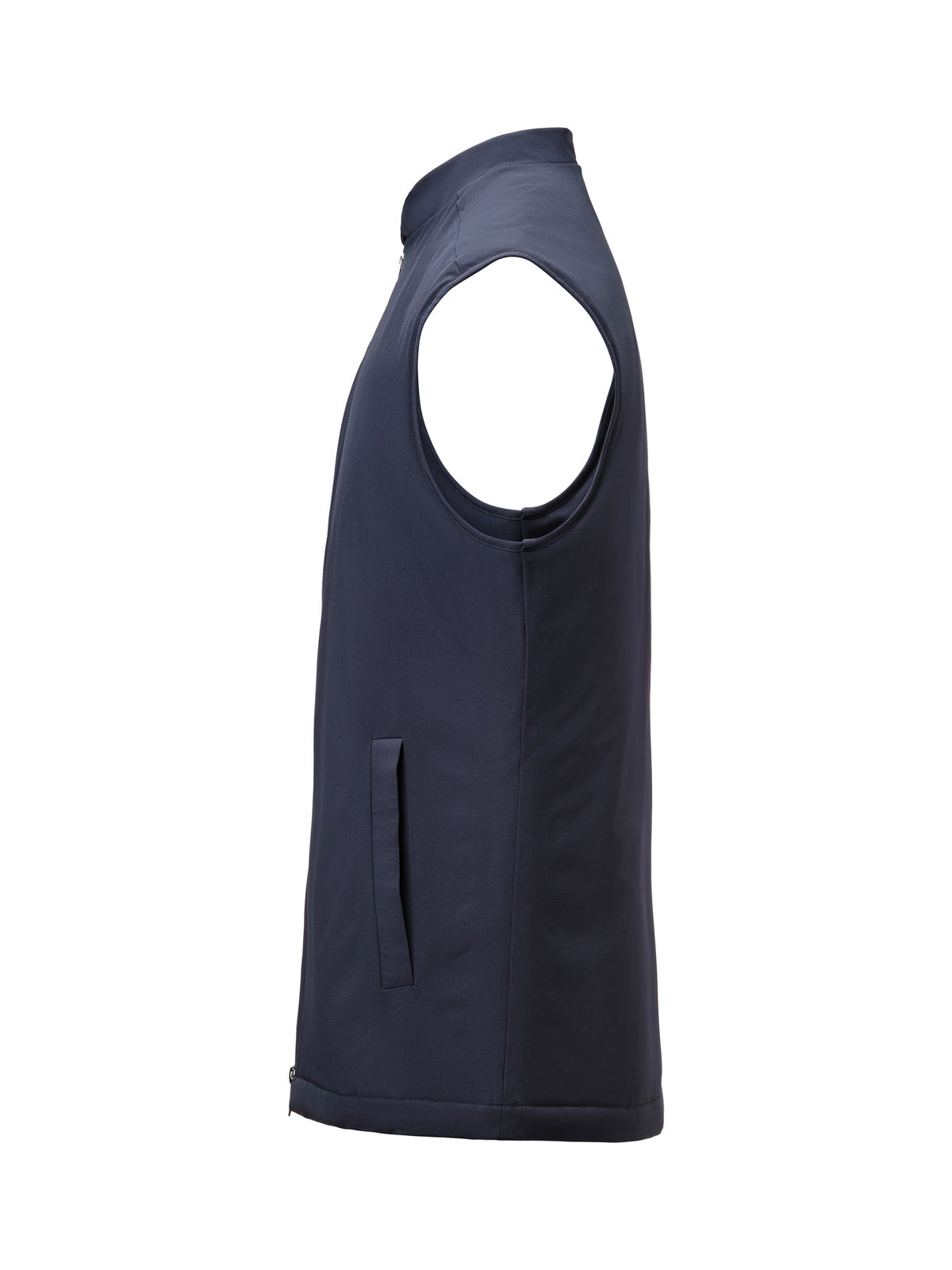 J.Harvest & Frost Modern Vest Marineblau, Seitenansicht links