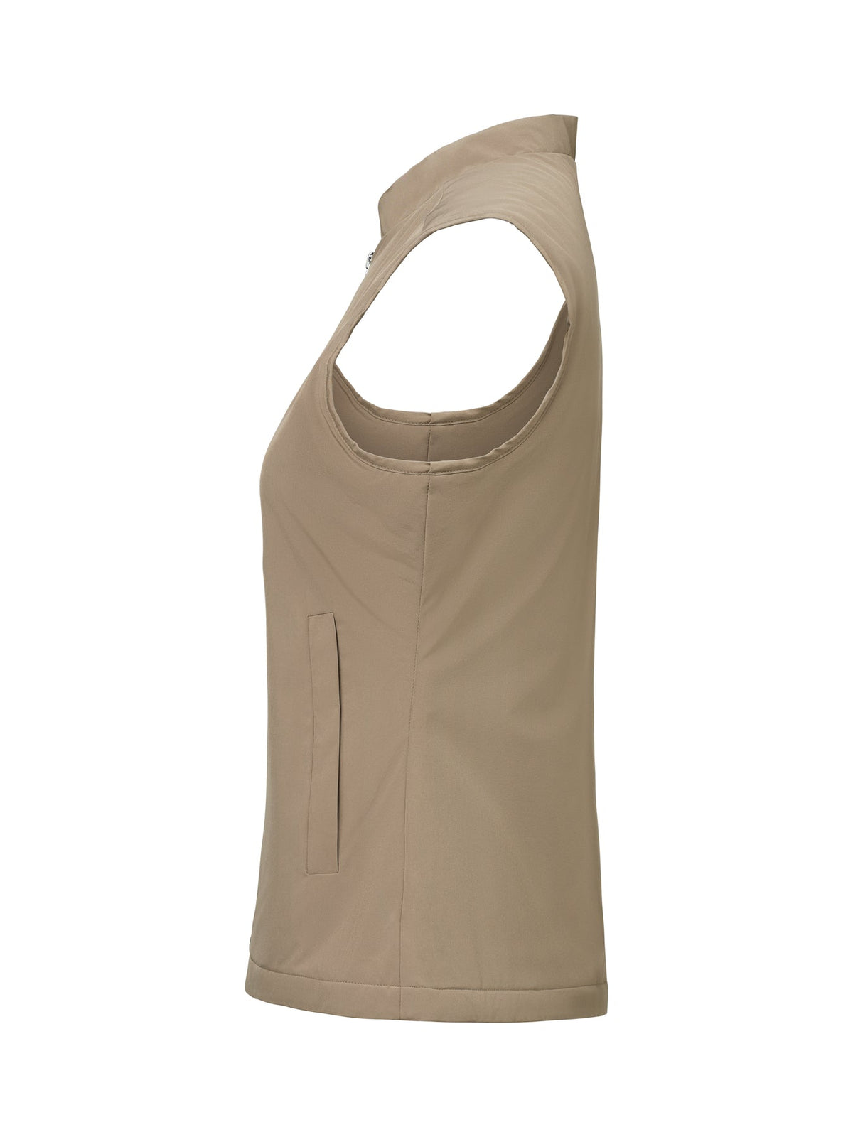 J.Harvest & Frost Modern Vest Woman Walnuss, Seitenansicht links