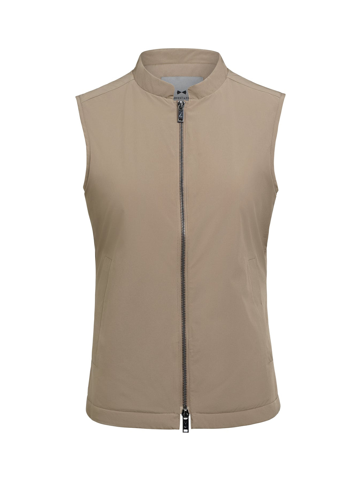 J.Harvest & Frost Modern Vest Woman Walnuss, Vorderansicht