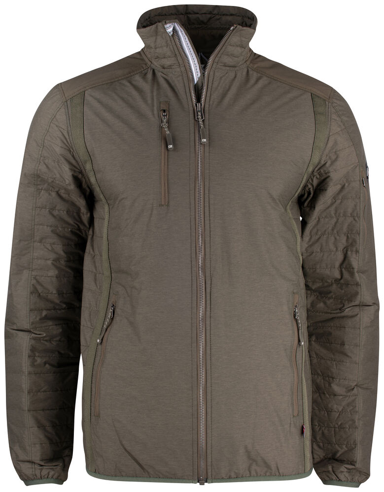 Cutter & Buck Packwood Jacke Herren Olivegrün, Vorderansicht