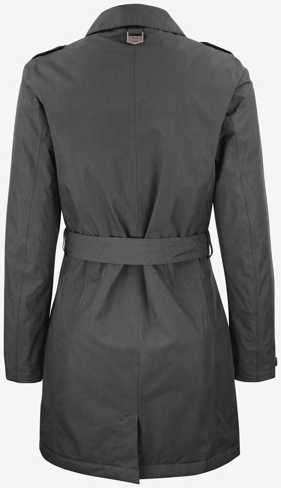 Cutter & Buck Bellevue Jacke Damen Anthrazit, Rückansicht