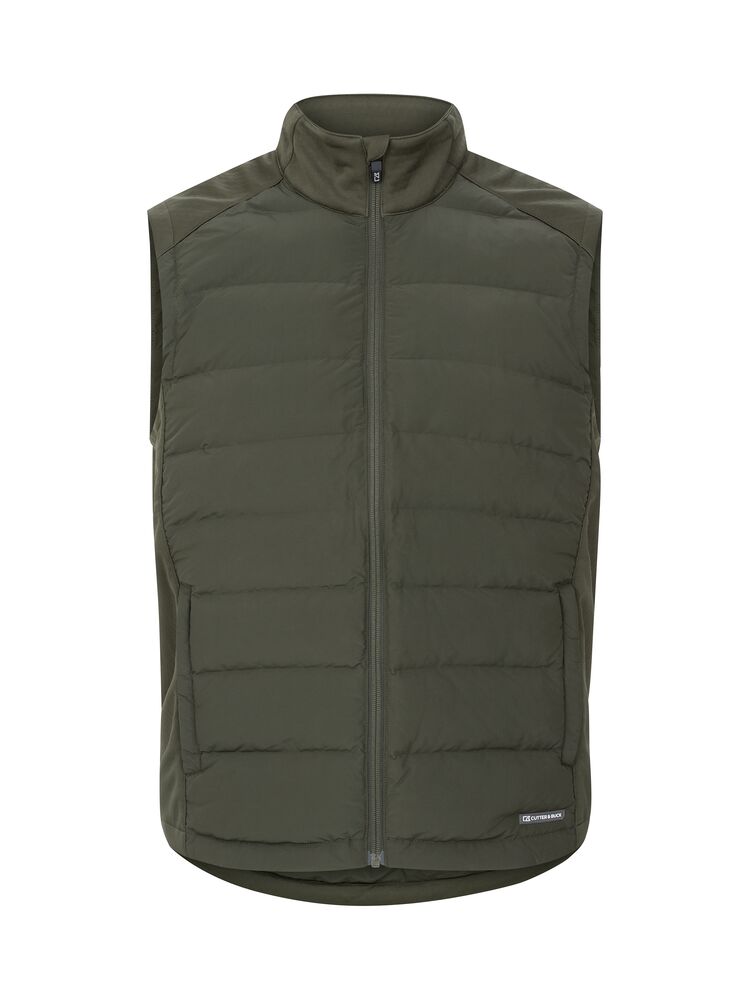 Cutter & Buck Oak Harbor Weste Herren Dunkel Grün, Vorderansicht