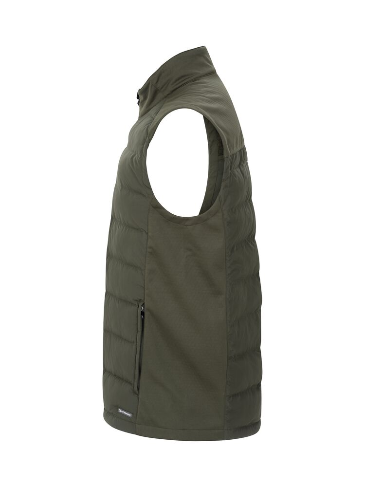 Cutter & Buck Oak Harbor Weste Herren Dunkel Grün, Seitenansicht links