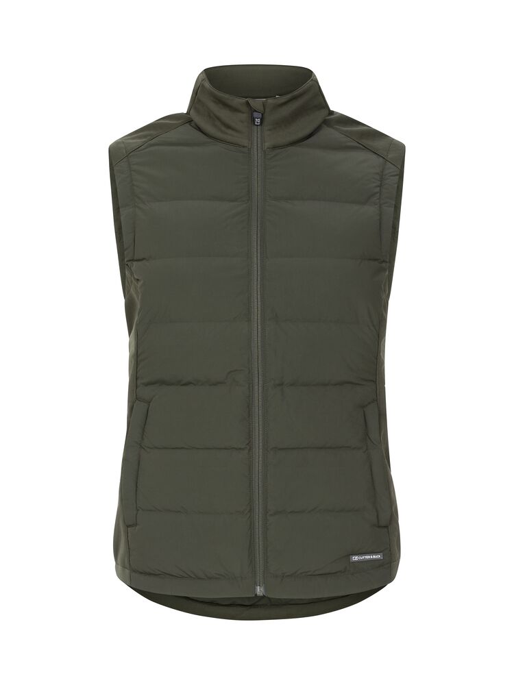 Cutter & Buck Oak Harbor Weste Damen Dunkel Grün, Vorderansicht