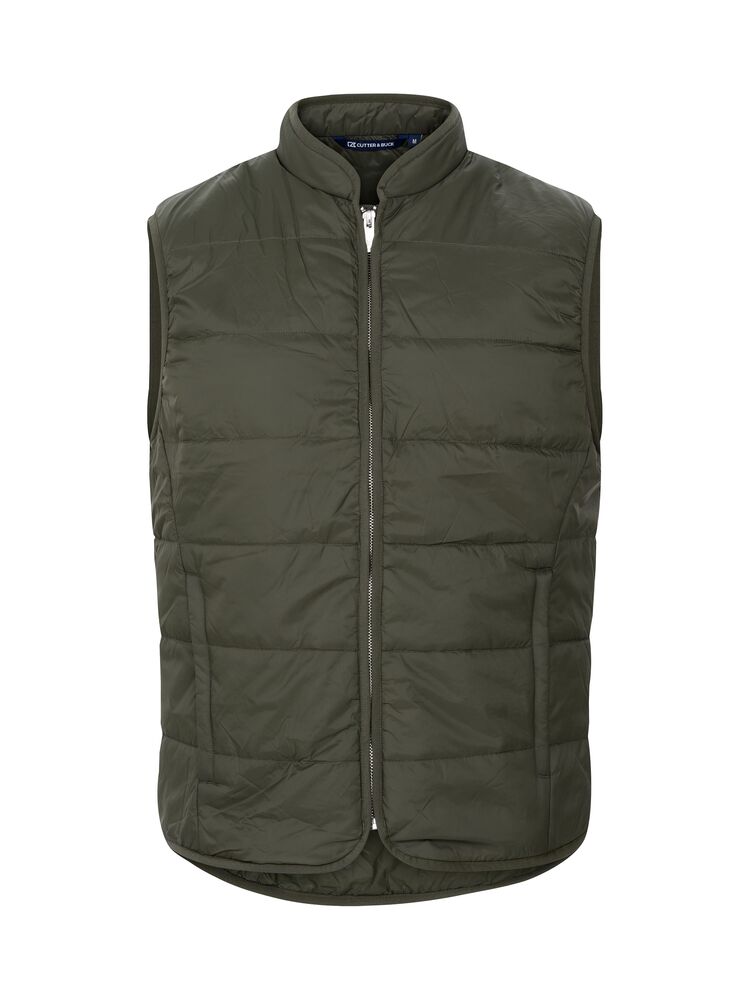Cutter & Buck Mount Adams Light Vest Herren Dunkel Grün, Vorderansicht