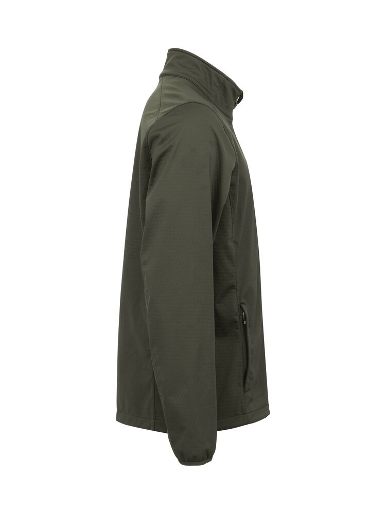Cutter & Buck Oak Harbor Softshelljacke Herren Dunkel Grün, Seitenansicht rechts
