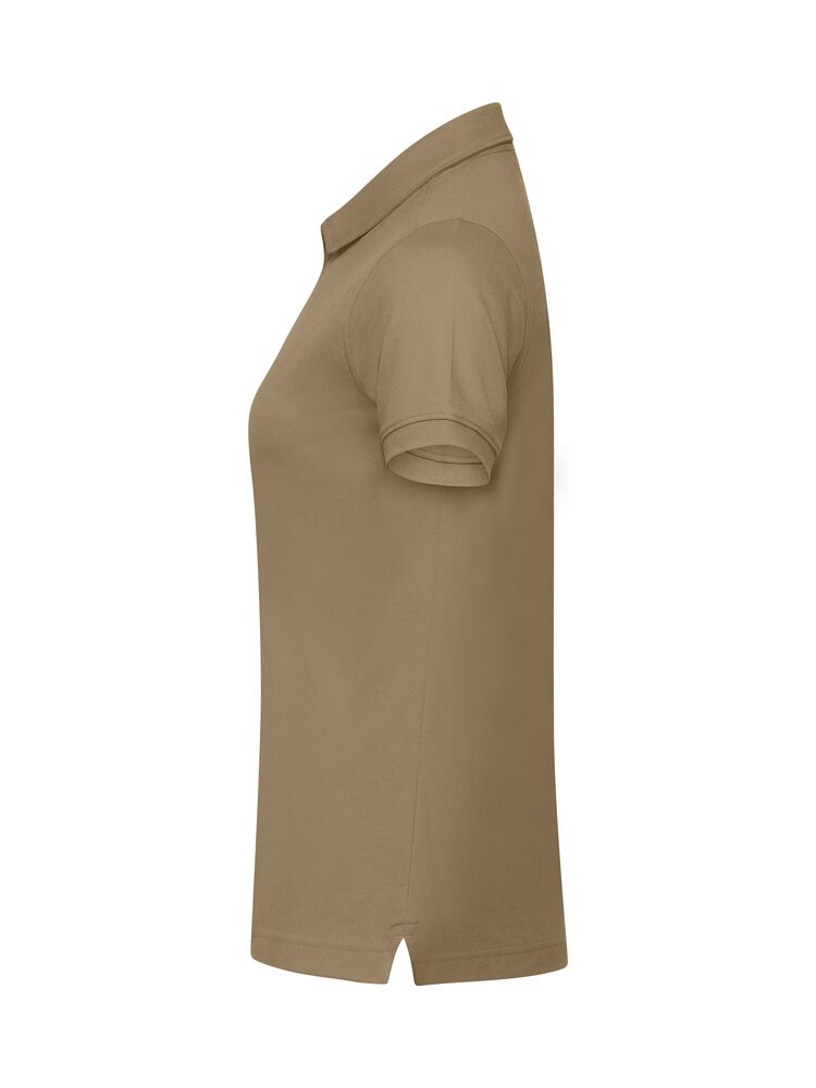 Cutter & Buck Advantage Premium Polo Damen Khaki, Seitenansicht links