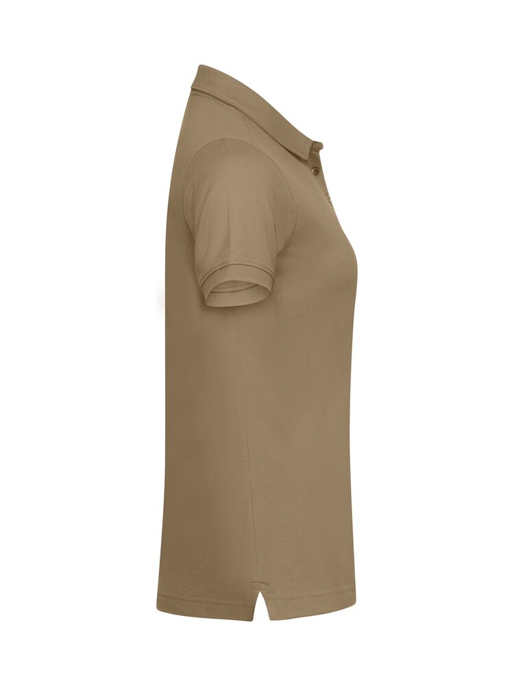 Cutter & Buck Advantage Premium Polo Damen Khaki, Seitenansicht rechts