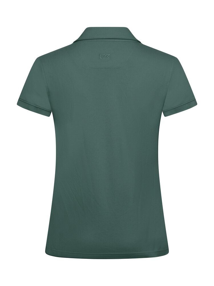 Cutter & Buck Advantage Premium Polo Damen Kieferngrün, Rückansicht