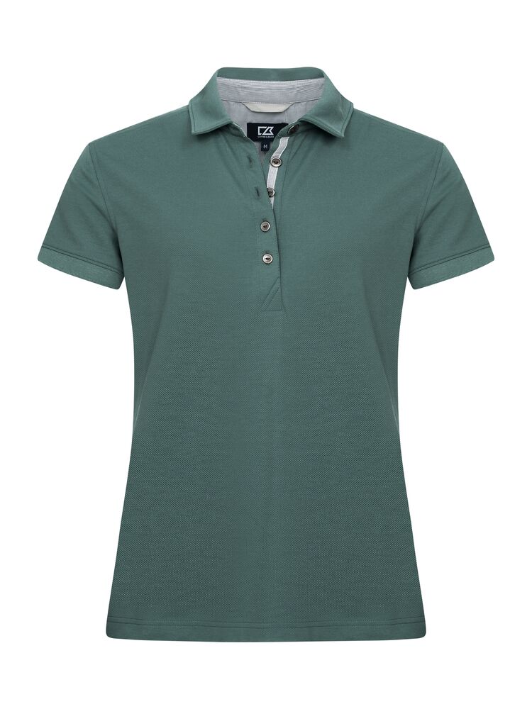 Cutter & Buck Advantage Premium Polo Damen Kieferngrün, Vorderansicht