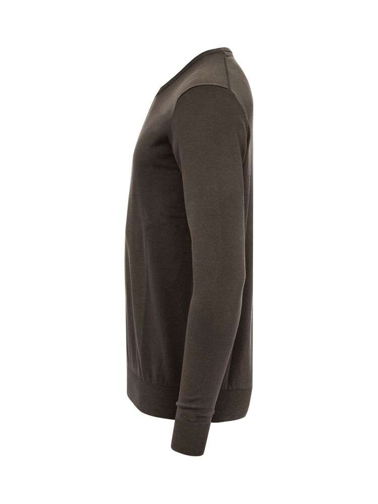 Cutter & Buck Oakville V-Neck Herren Mokka, Seitenansicht links