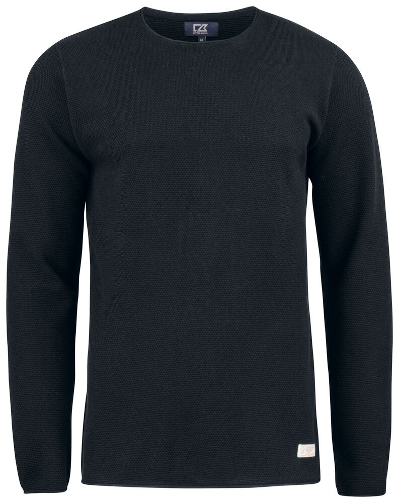 Cutter & Buck Carnation Sweater Herren Schwarz, Vorderansicht