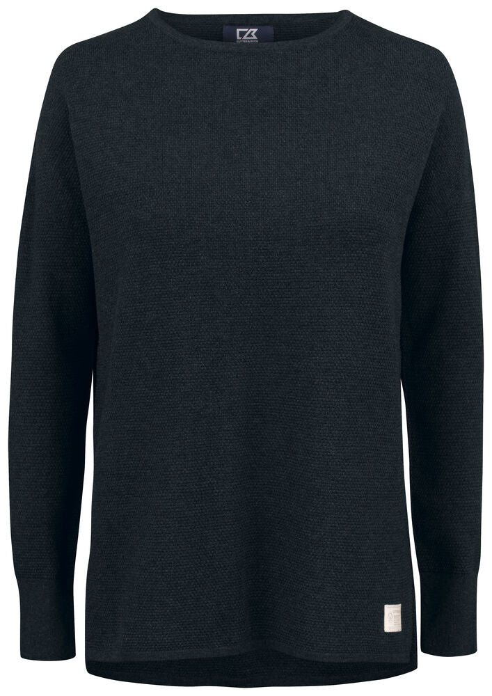 Cutter & Buck Carnation Sweater Damen Schwarz, Vorderansicht