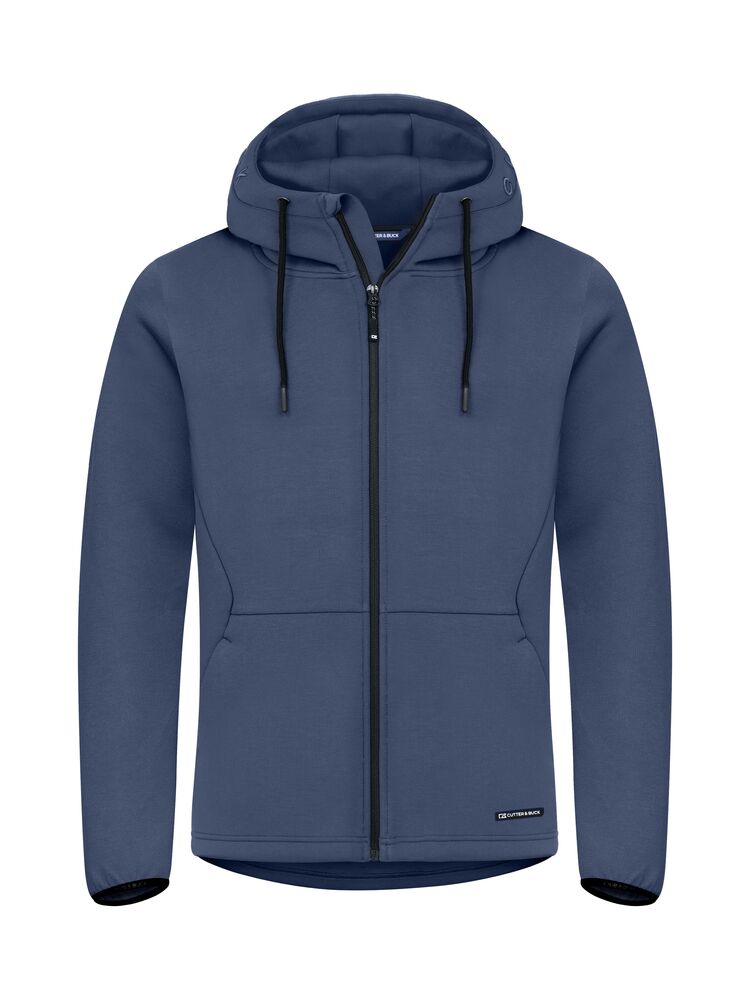 Cutter & Buck Pemberton Kapuzenjacke Herren Bleu Officier, Vorderansicht