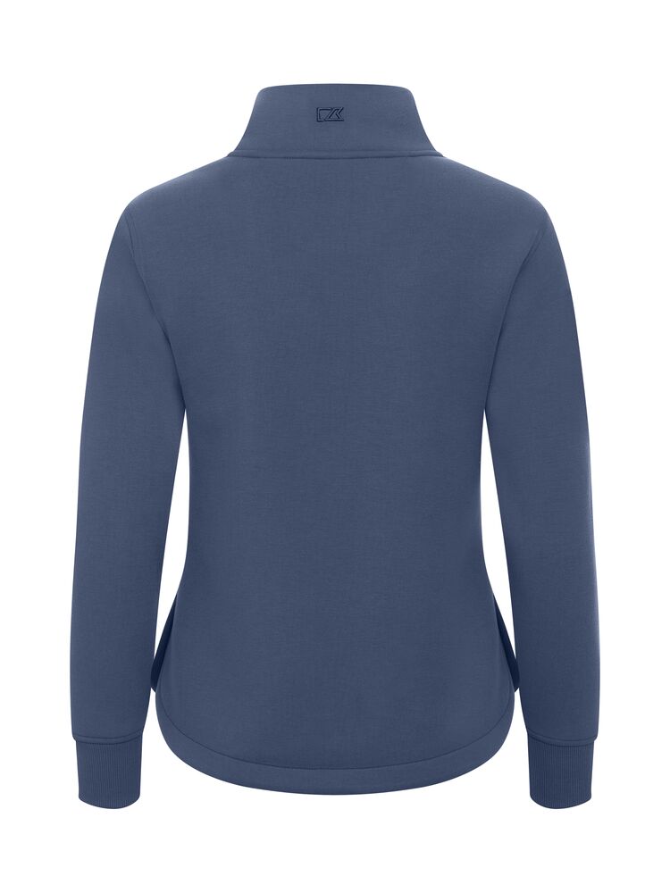 Cutter & Buck Pemberton Cardigan FZ Damen Bleu Officier, Rückansicht