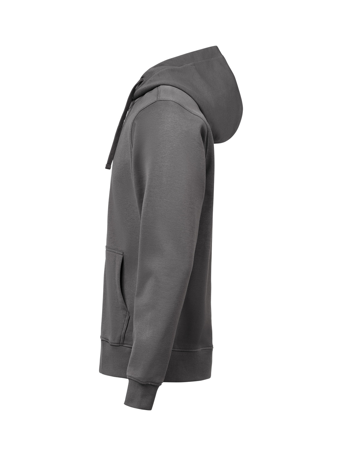 44er Full Zip Hoodie Regular Fit Unisex in Anthrazit, linke Seite
