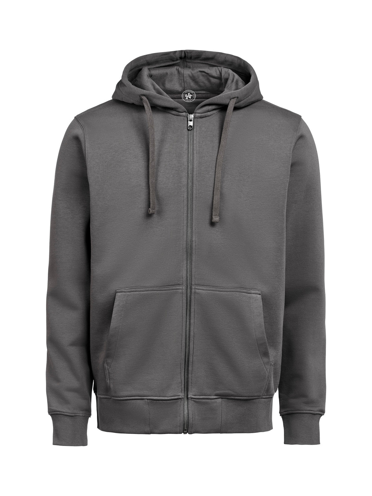 44er Full Zip Hoodie Regular Fit Unisex in Anthrazit, Vorderansicht